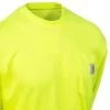 Carhartt Force Shirts: Men's Force 100494 323 Lime Hi Vis Moisture Wicking Work Shirt