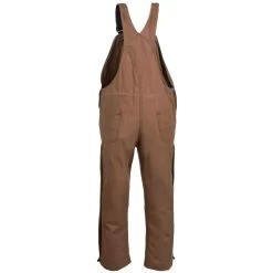 Carhartt Overalls: Men's 101626 211 FR Quilt Lined Cotton Duck Bib Overalls -Work Clothes Discount Store carhartt 101626 211 b 01 1 1