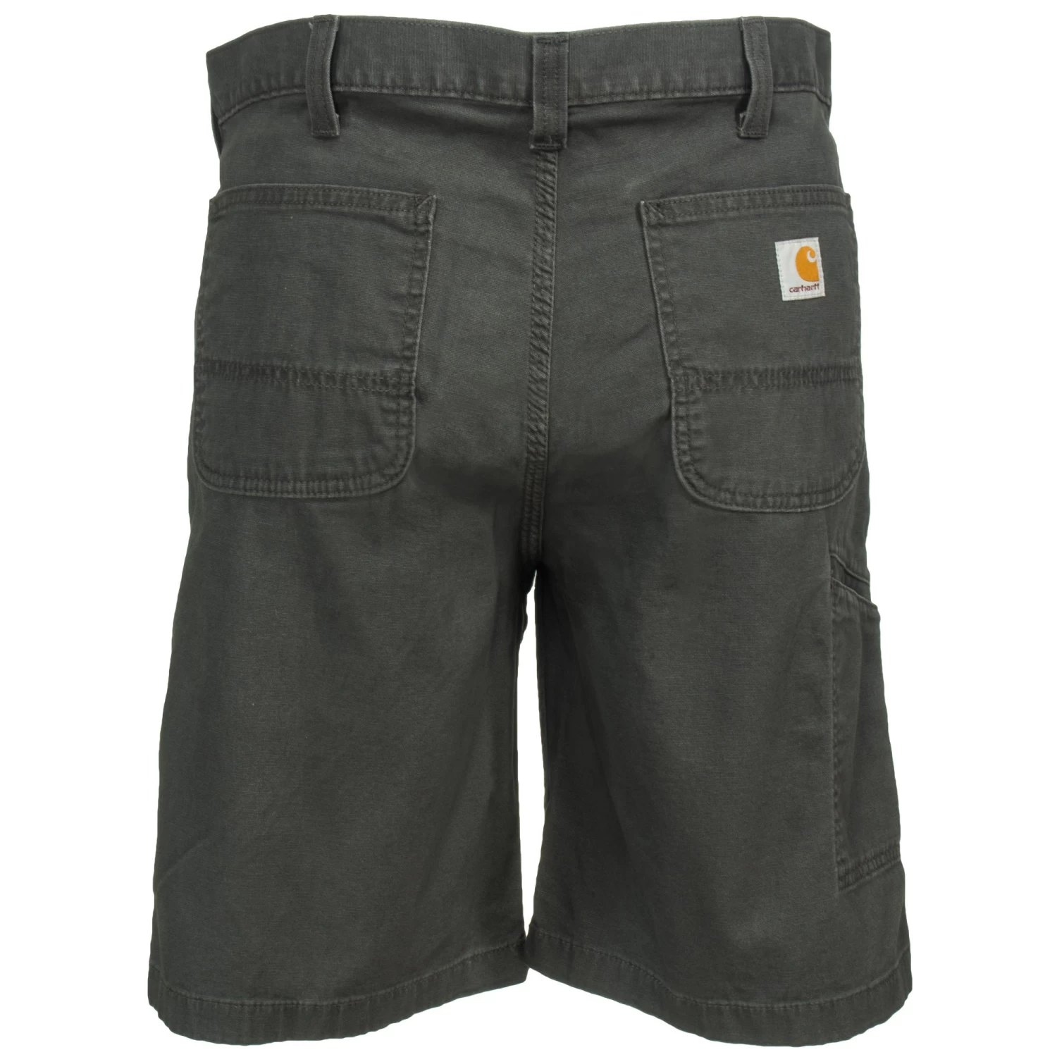 Carhartt Shorts: Men's 102514 039 Gravel Grey Rugged Flex Rigby Canvas Shorts 6 Carhartt Shorts: Men's 102514 039 Gravel Grey Rugged Flex Rigby Canvas Shorts - Image 4
