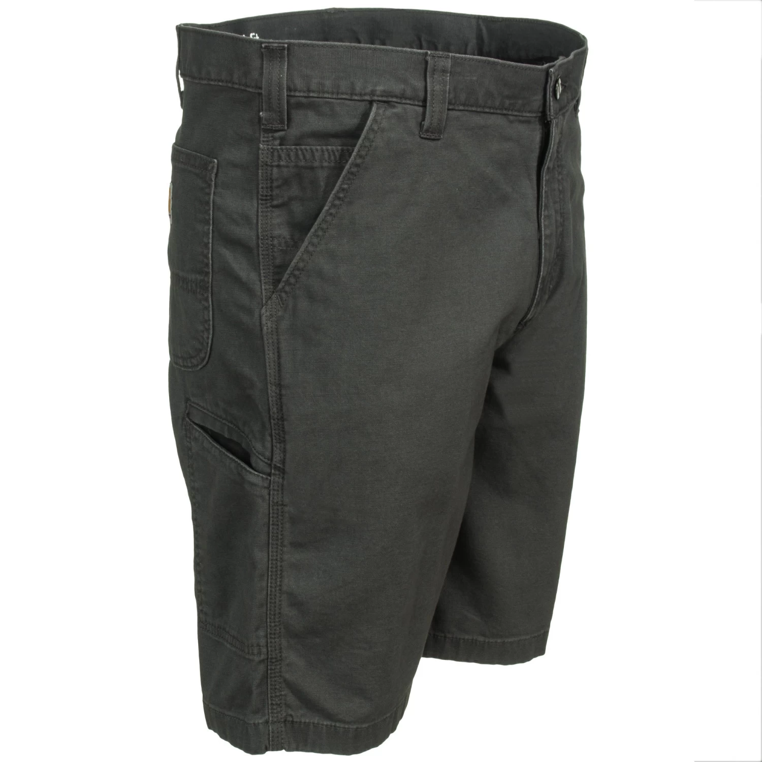 Carhartt Shorts: Men's 102514 039 Gravel Grey Rugged Flex Rigby Canvas Shorts 3 Carhartt Shorts: Men's 102514 039 Gravel Grey Rugged Flex Rigby Canvas Shorts