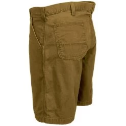 Carhartt Shorts: Men's 102514 918 Rigby Rugged Flex Hickory Brown Canvas Work Shorts -Work Clothes Discount Store carhartt 102514 918 l 01