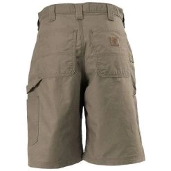 Carhartt Shorts: Men's Light Brown B147 LBR Cotton Canvas Work Shorts