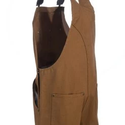 Carhartt Kids' Overalls: Boys' CM8601 D15 Brown Duck Washed Bib Overalls -Work Clothes Discount Store carhartt cm8601 d15 hd l 01