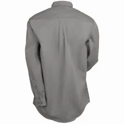Carhartt Shirts: Men's FRS160 GRY Gray Flame Resistant Twill Shirt