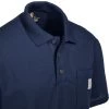 Carhartt Shirts: Men's K570 NVY Blue Contractor’s Work Pocket Polo Shirt -Work Clothes Discount Store carhartt k570 nvy cd 01