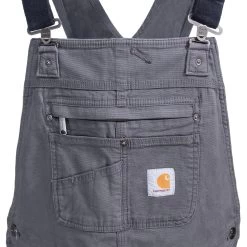 Carhartt Overalls: Men's Rugged Flex 102987 039 Gravel Rigby Bib Overalls 8 Carhartt Overalls: Men's Rugged Flex 102987 039 Gravel Rigby Bib Overalls -Work Clothes Discount Store carhartt 102987 039 3