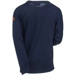 CAT Apparel Shirts: Men's 1630003 57E Navy FR Long-Sleeve Performance Crew Shirt