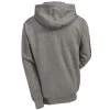 CAT Apparel Sweatshirts: Men's 1910709 004 Grey Hooded Trademark Banner Sweatshirt -Work Clothes Discount Store cat 1910709 004 b 01