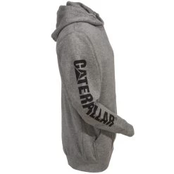 CAT Apparel Sweatshirts: Men's 1910709 004 Grey Hooded Trademark Banner Sweatshirt 11 CAT Apparel Sweatshirts: Men's 1910709 004 Grey Hooded Trademark Banner Sweatshirt -Work Clothes Discount Store cat 1910709 004 r 01