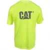 CAT Apparel Shirts: Men's Hi Vis Yellow 1510499 407 Trademark Pocket Tee Shirt