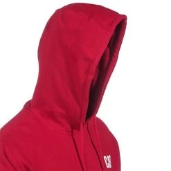 CAT Apparel Sweatshirts: Men's 1910709 155 Chili Pepper Red Hooded Sweatshirt -Work Clothes Discount Store cat apparel 1910709 155 h 01