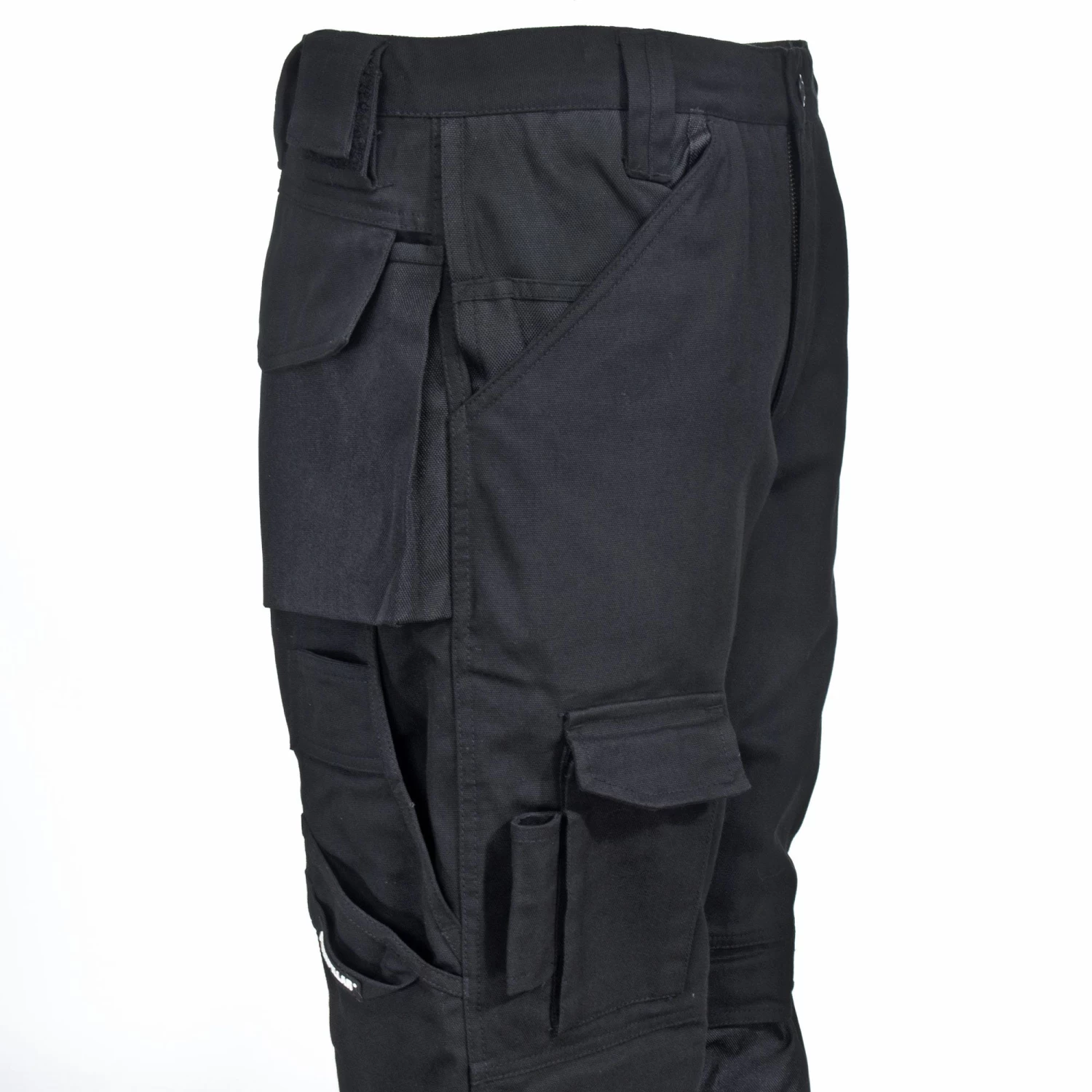 CAT Apparel Pants: Men's C172 016 Black Multi-Pocket Trademark Trousers 6 CAT Apparel Pants: Men's C172 016 Black Multi-Pocket Trademark Trousers - Image 4