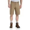 Carhartt Shorts: Men's 103542 253 Dark Khaki Rugged Flex Rigby Cargo Shorts -Work Clothes Discount Store dark khaki carhartt work shorts 103542 253 64 1000