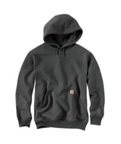 Carhartt Sweatshirts: Men's 100615 026 Carbon Grey Paxton Rain Defender Hooded Sweatshirt