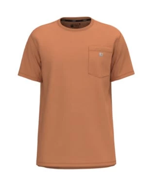 Carhartt Shirts: Men's 104616 DYO Dusty Orange Force Relaxed Fit Short Sleeve Pocket T-Shirt 3 Carhartt Shirts: Men's 104616 DYO Dusty Orange Force Relaxed Fit Short Sleeve Pocket T-Shirt