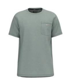 Carhartt Shirts: Men's 104616 G86 Succulent Heather Force Relaxed Fit Short Sleeve Pocket T-Shirt