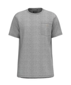 Carhartt Shirts: Men's 104616 HGY Heather Grey Force Relaxed Fit Short Sleeve Pocket T-Shirt