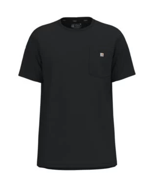 Carhartt Shirts: Men's 104616 N04 Black Force Relaxed Fit Short Sleeve Pocket T-Shirt 3 Carhartt Shirts: Men's 104616 N04 Black Force Relaxed Fit Short Sleeve Pocket T-Shirt