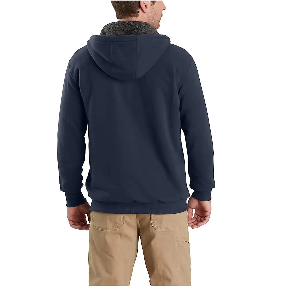 Carhartt Sweatshirt: Men's 103308 026 Carbon Heather Rain Defender Sherpa-Lined Full-Zip Sweatshirt 4 Carhartt Sweatshirt: Men's 103308 026 Carbon Heather Rain Defender Sherpa-Lined Full-Zip Sweatshirt - Image 2