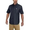 Carhartt Shirts: Men's 103555 412 Navy Rugged Flex Relaxed Fit Midweight Canvas Short Sleeve Shirt -Work Clothes Discount Store download 2022 05 06t151641.102