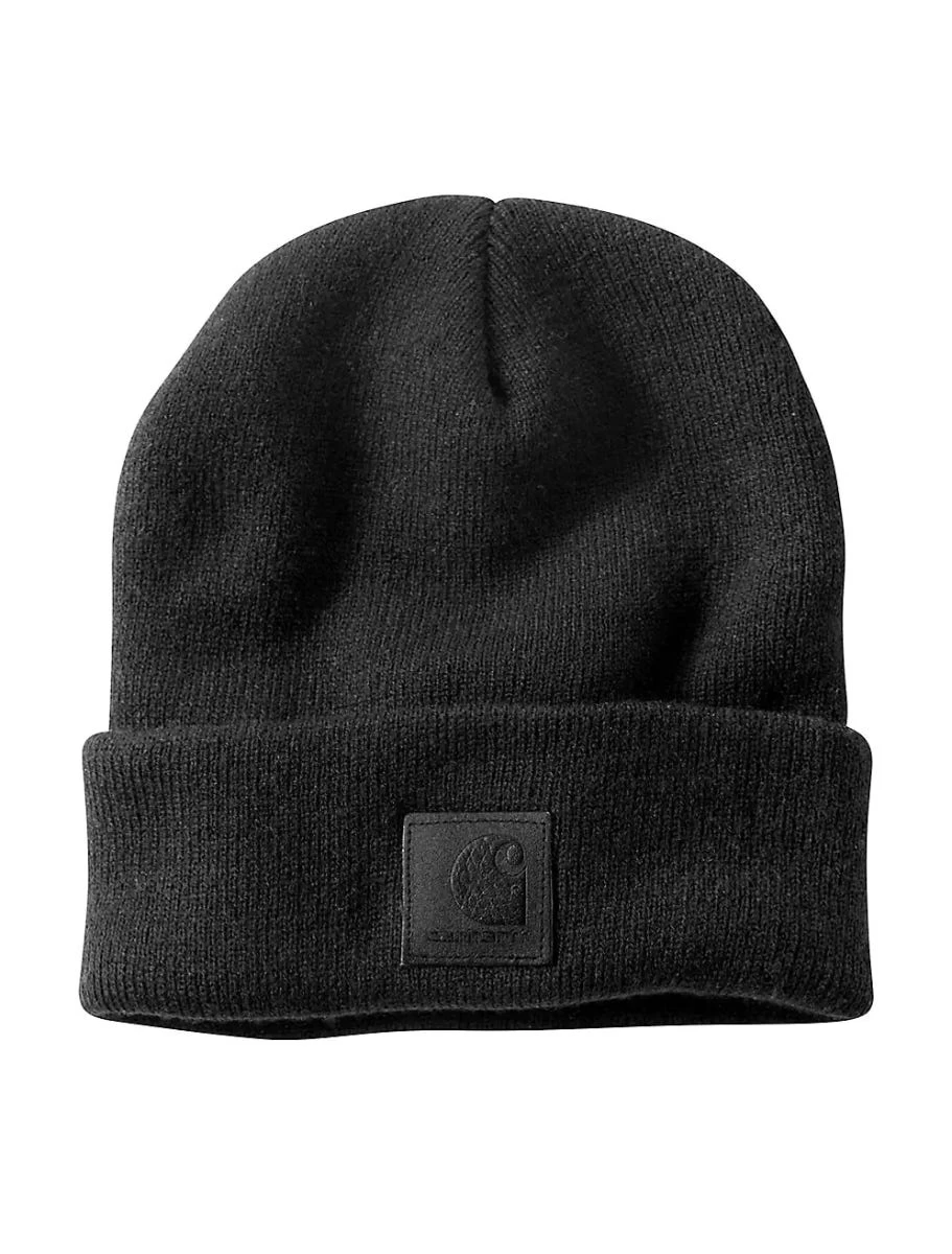Carhartt Hats: 101070 BLK Black Label Watch Hat 3 Carhartt Hats: 101070 BLK Black Label Watch Hat