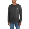 Carhartt Force Shirts: Men's 104617 CRH Carbon Heather Long Sleeve Moisture Wicking Shirt -Work Clothes Discount Store download 2022 05 31t103308.696