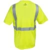 Ergodyne GloWear Men's 8289 Class 2 Economy Hi-Vis Lime Green T-Shirt -Work Clothes Discount Store ergodyne 8289 lime b 01