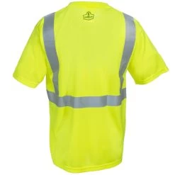 Ergodyne GloWear Men's 8289 Class 2 Economy Hi-Vis Lime Green T-Shirt