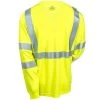 Ergodyne Shirts: Men's 8391 LM High Visibility Lime Class 3 Long Sleeve Tee Shirt -Work Clothes Discount Store ergodyne 8391 ylw b 01