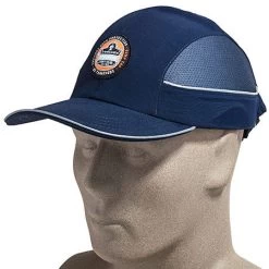 Ergodyne Caps: Men's 8950 Navy Skullerz Long Brim Bump Cap -Work Clothes Discount Store ergodyne 8950 p 01