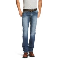 Ariat Rebar Jeans: Men's 10022605 Rebar M3 Loose DuraStretch Basic Stackable Straight Leg Jean