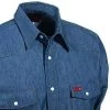 Wrangler Shirts: Men's FR12127 Denim Flame Resistant Shirt