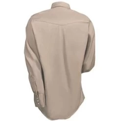 Wrangler Shirts: Men's Khaki FR12140 Flame Resistant Shirt
