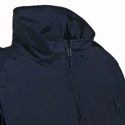 Horace Small Jackets: Mens Nylon Waterproof Lined Jacket HS3350 -Work Clothes Discount Store hs3350 blk theforcecdu 01
