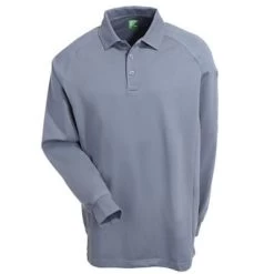 Horace Small: HS5135 Gray Long Sleeve Special Ops Polo -Work Clothes Discount Store image 44535