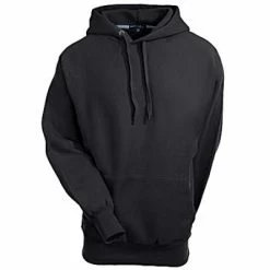 Sport Tek Sweatshirts: Men's Black F281 BLK Heavyweight Pullover Hooded Sweatshirt 9 Sport Tek Sweatshirts: Men's Black F281 BLK Heavyweight Pullover Hooded Sweatshirt -Work Clothes Discount Store image 44845