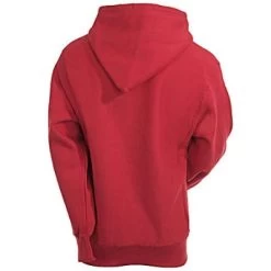 Sport Tek Sweatshirt: Men's Red F281 RED Heavyweight Pullover Hooded Sweatshirt -Work Clothes Discount Store image 46029