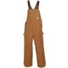 Carhartt Overalls: Men's R37 BRN Brown Double Knee Duck Bib Overalls -Work Clothes Discount Store image 46084