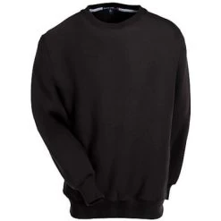 Sport-Tek Sweatshirts: Men's Black F280 BLK Heavyweight Crewneck Sweatshirt