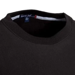 Sport-Tek Sweatshirts: Men's Black F280 BLK Heavyweight Crewneck Sweatshirt -Work Clothes Discount Store image 46353