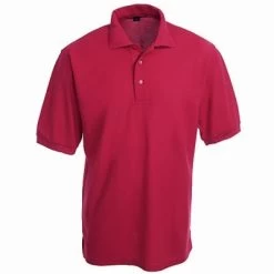 Port Authority Shirts: Men's Red Silk Touch Polo Shirt K500 RED