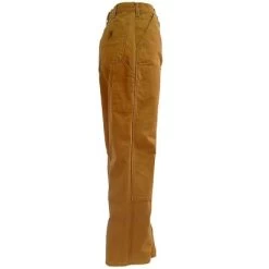Carhartt Pants: Men's B136 BRN Brown Double Front Duck Dungaree Work Pants