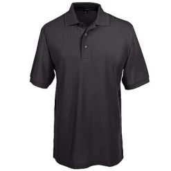 Port Authority Shirts: K500 BLK Silk Touch Black Sport Shirt -Work Clothes Discount Store image 48608