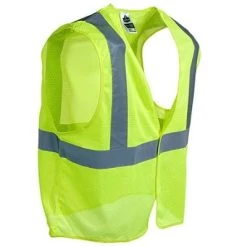 Ergodyne Vests: GloWear 8205HL LIM Lime Green Class 2 Super Econo Vest -Work Clothes Discount Store image 50104