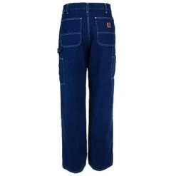 Carhartt Jeans: Men's B13 DST Darkstone Cotton Denim Work Jeans