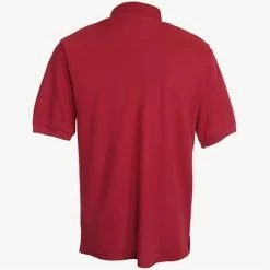 Port Authority Shirts: Men's K500P Red Silk Touch Pique Knit Polo Pocket Shirt -Work Clothes Discount Store image 51399