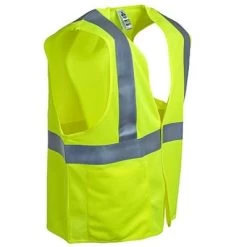 Ergodyne Vest: Class 2 Lime Solid Fabric Vest 8225 HL 7 Ergodyne Vest: Class 2 Lime Solid Fabric Vest 8225 HL -Work Clothes Discount Store image 52676