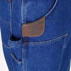 Wrangler Riggs Jeans: Men's Antique Indigo 3W030 AI Double Front Utility Jeans -Work Clothes Discount Store image 53223 1 4