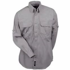 5.11 Tactical Shirts: Grey Long Sleeve Cotton Shirt 72157 029 -Work Clothes Discount Store image 56234