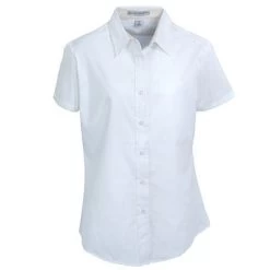 Port Authority Shirts: Women's White Short Sleeve Shirt L508 WHT
